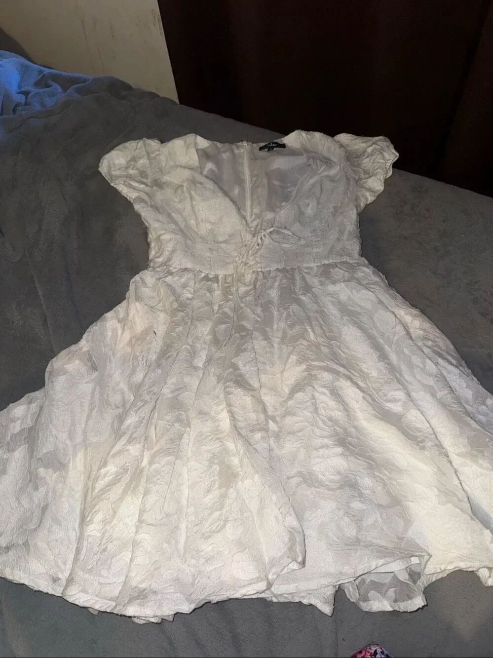 Lulus white dress size large